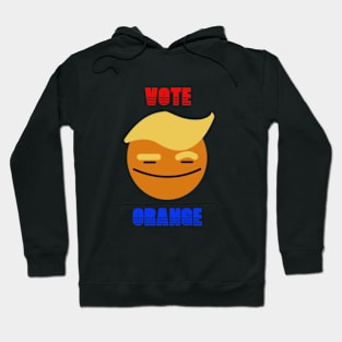 Vote Orange: Smile Face Trump Hoodie